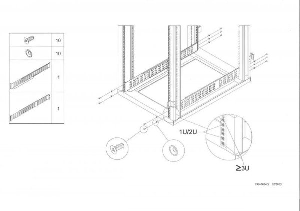 画像2: APC UPS1500/UPS3000　ラックマウントネジ、座金セット (2)