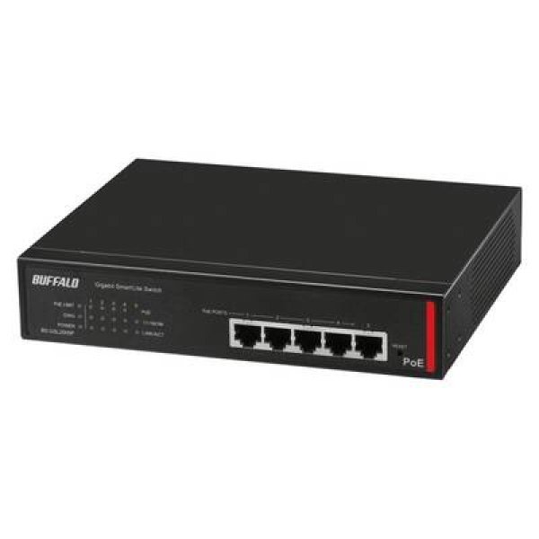 画像1: バッファロー L2PoEスイッチ　BS-GSL2005P (1)