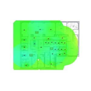画像: サイトサーベイ　Wi-Fi 6/Wi-Fi 6E対応