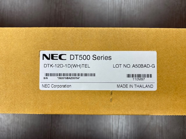 NEC AspireWX　12ボタンデジタル多機能電話機（白）
